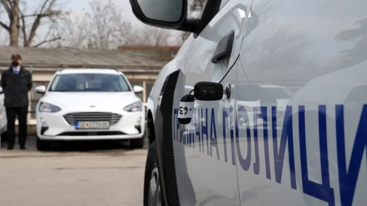 Мицкоски и Тошковски на промоција на нови возила на македонската полиција