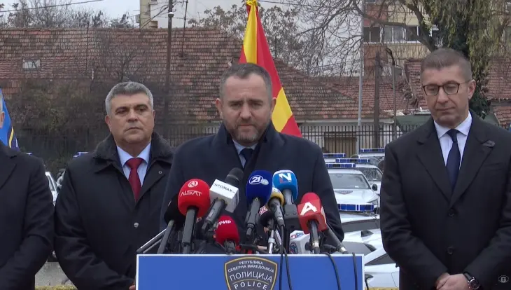 Тошковски: МВР продолжува во борбата со организиран криминал, пронајдени и одземени околу 35 тони пиротехника