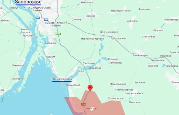 Руските трупи се пробија на 17,5 километри од Запорожје