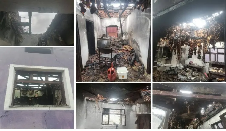 На осумчлено семејство во пожар му изгореа куќата и еден тон тутун