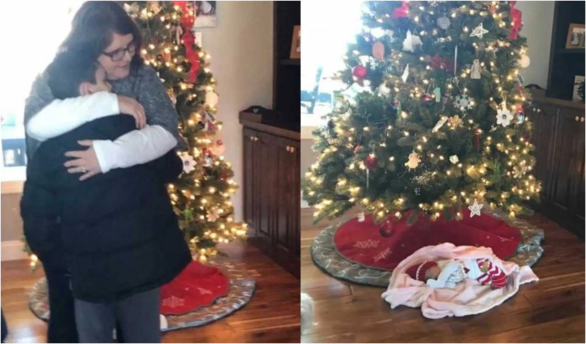 Момче со години се молеше за брат или сестра, а потоа здогледа нешто под елката