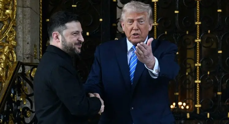„Ги имаме потребните услови за договор“, рече Трамп при пречекот на Зеленски во Мар-а-Лаго