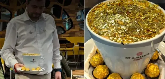 Дали знаевте дека постои златно капучино?