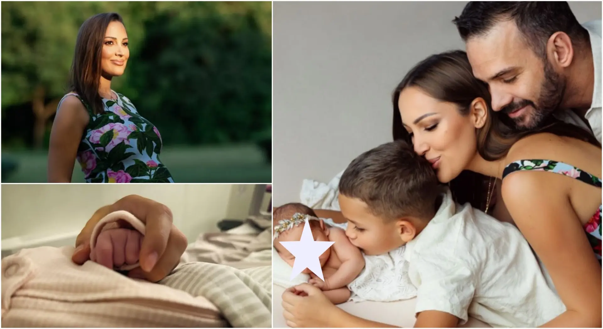 Александра Пријовиќ го покажа лицето на малата Арија: Објави семејна фотографија, гестот на синот Александар ги разнежни сите