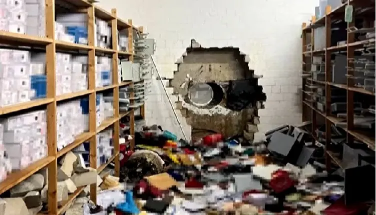 🎥 ГО ПРОДУПИЛЕ ЅИДОТ И ОД ТРЕЗОР ОДНЕЛЕ ОКОЛУ 90 МИЛИОНИ ЕВРА Спектакуларен грабеж на филијала на Шпаркасе банка во Германија