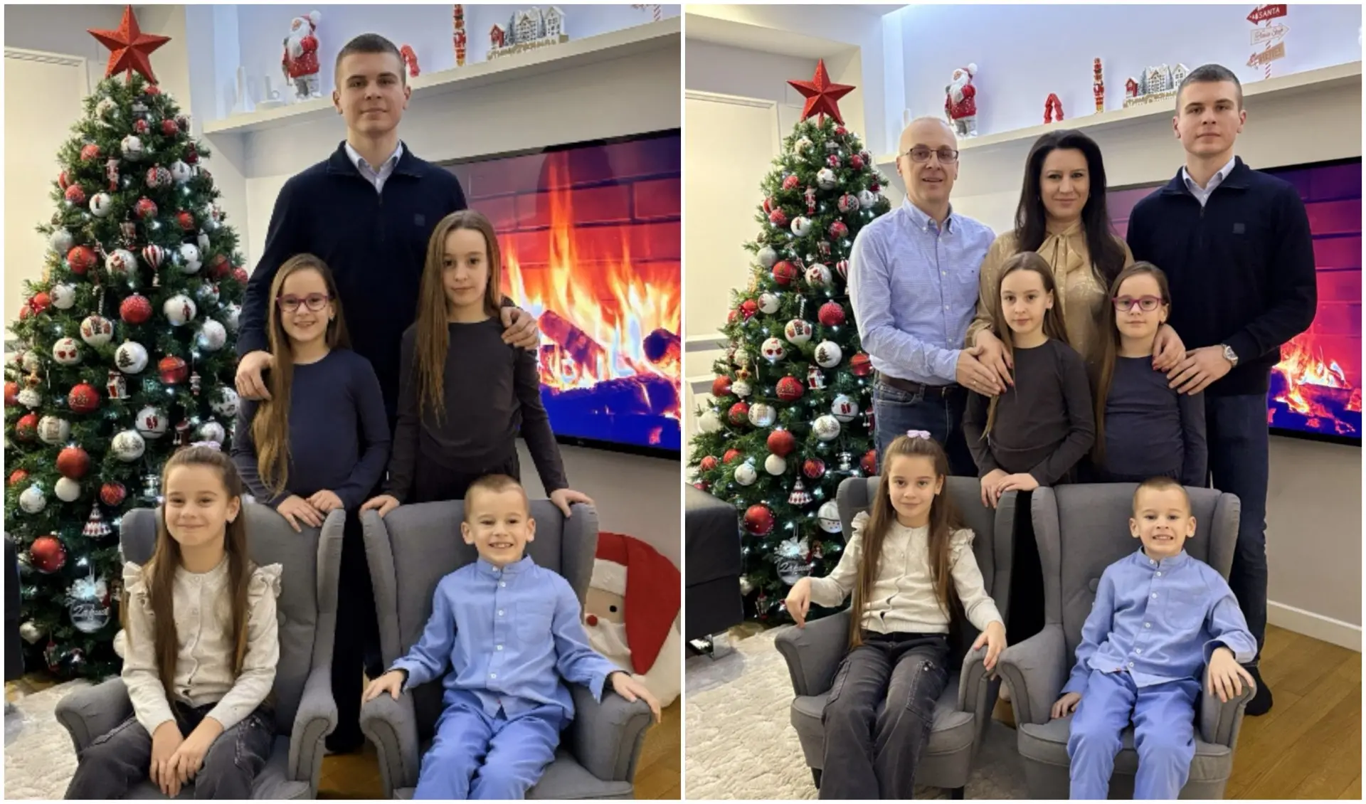 Тивката моќ на семејството: пет детски насмевки што го осветлуваат празничниот дом на Милошоски