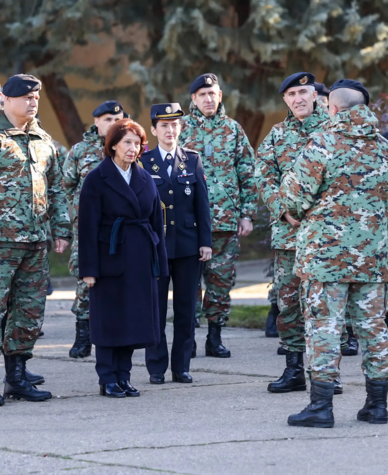 Сиљановска-Давкова првиот ден од Новата 2026 година го помина со припадниците на Армијата