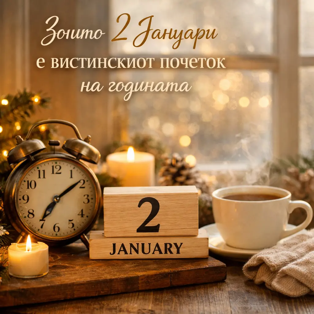 „2 јануари“: денот кога престануваат честитките и почнува животот