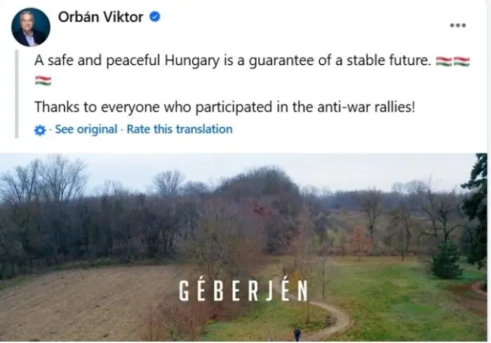Орбан: Безбедна и мирна Унгарија е гаранција за стабилна иднина
