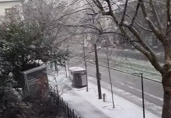 Снежна и ледена покривка во Европа, -30°C во Чешка