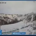 Ниже поле и Копанки побелени од снег