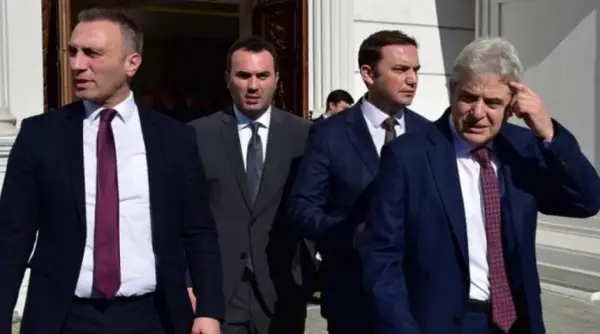 ДУИ: Длабоко сме загрижени поради верски обред врз полициски возила, државата се чува со закон и Устав, а не со света вода од свештеник