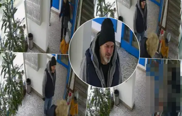 ВОЗНЕМИРУВАЧКО ВИДЕО Маж во Белград нападнал баба со нож пред нејзиниот внук во зграда