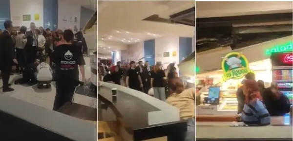 [Видео] Се урна таван во Космос во Солун, омиленото место за шопинг на Македонците