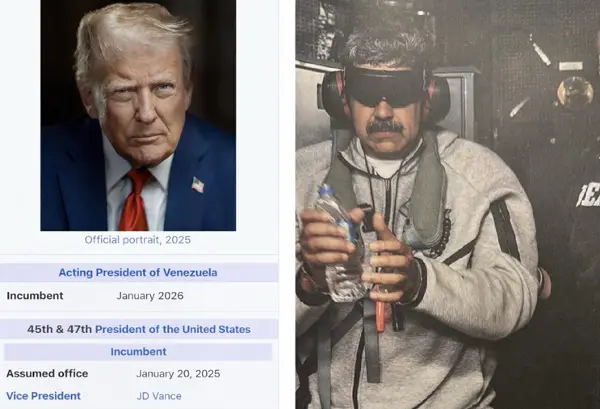 Трамп објави скриншот од страница на која се тврди дека тој е претседател на Венецуела
