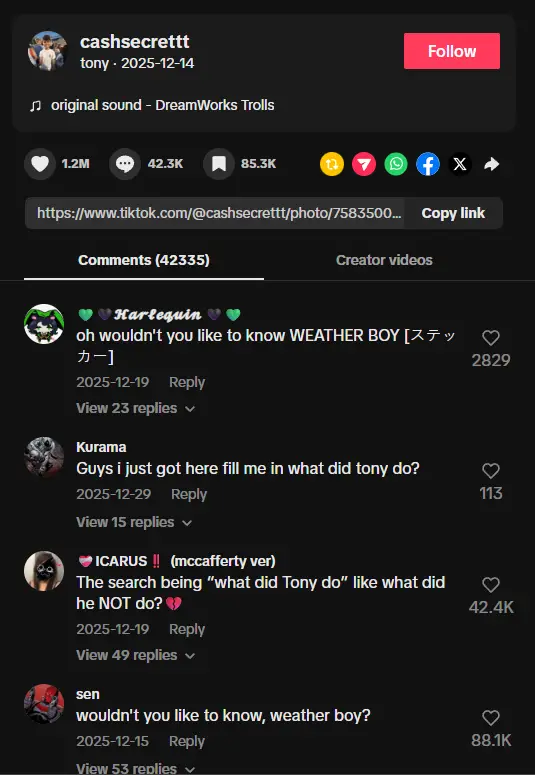 Зошто сите на ТикТок се лути на Тони?