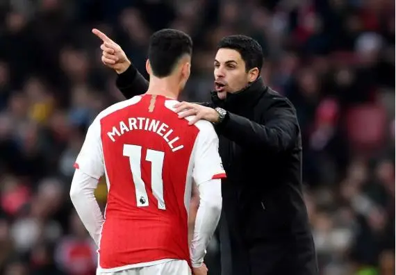 Артета: Мартинели е лик кој зборува за себе на теренот