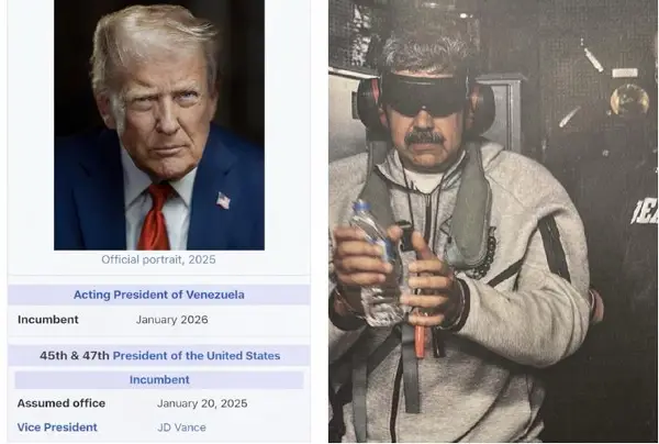 Трамп напиша дека е претседател на САД и в. д. претседател на Венецуела