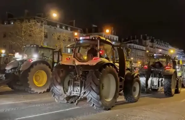 Протест на француските земјоделци поради договорот на ЕУ со Јужна Америка