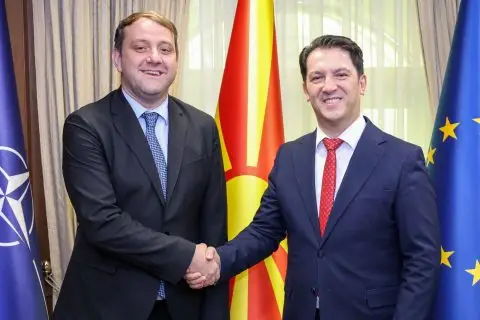 Беким Сали на средба со амбасадорот на Косово, Флориан Ќехаја