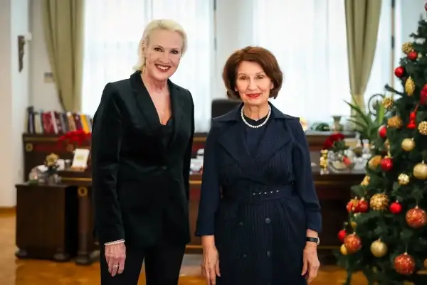 Амбасадорката Агелер на простална средба кај претседателката Сиљановска Давкова