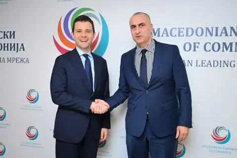 Средба на министерот Муцунски со раководството на Сојузот на стопанските комори на Македонија