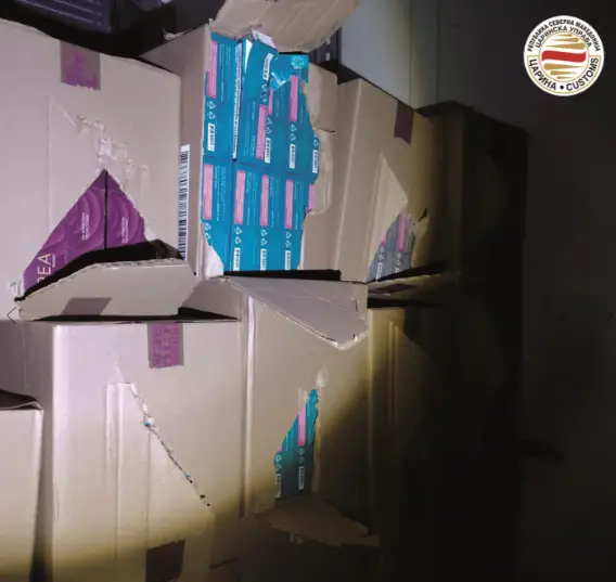 Спречен обид за криумчарење 5.050 штеки цигари на ГП Дојран