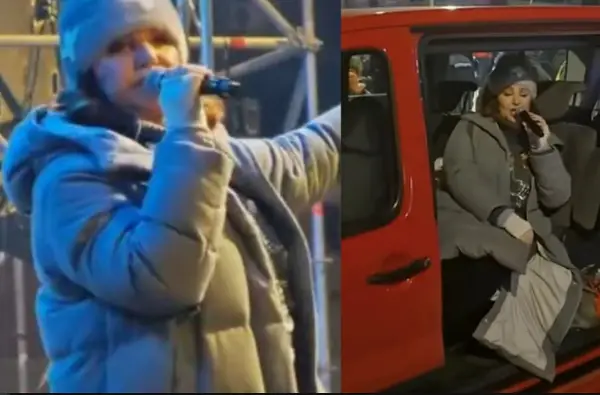 (ВИДЕО) Хаос на концертот на Ана Бекута: Ја гаѓаа со снежни топки, таа им возврати – „Срам да ви е, имате ли мајки и сестри?“