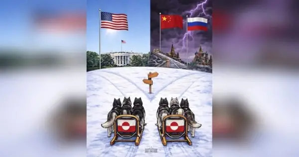 Белата куќа објави фотографија: „Кој пат, човеку од Гренланд?“