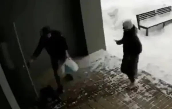 Момче се вратило да ѝ ја придржи вратата на сосетката- тој потег му го спасил животот (ВИДЕО)