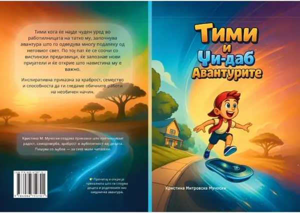 „Тими и Џи Даб – авантурите“: нова детска книга со јасна воспитна порака