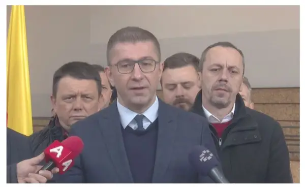 Мицкоски: Опозицијата по жестоките и рафални критики кон нашиот стратешки партнер Обединетото Кралство, сега истото го прави кон САД