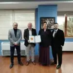 Македонското друштво „Илинден“-Тирана додели Благодарница на Народниот правобранител на Албанија