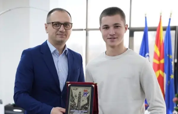 Проданоски: Лука Најдоски е гордост на Прилеп и доказ дека младите имаат светска иднина