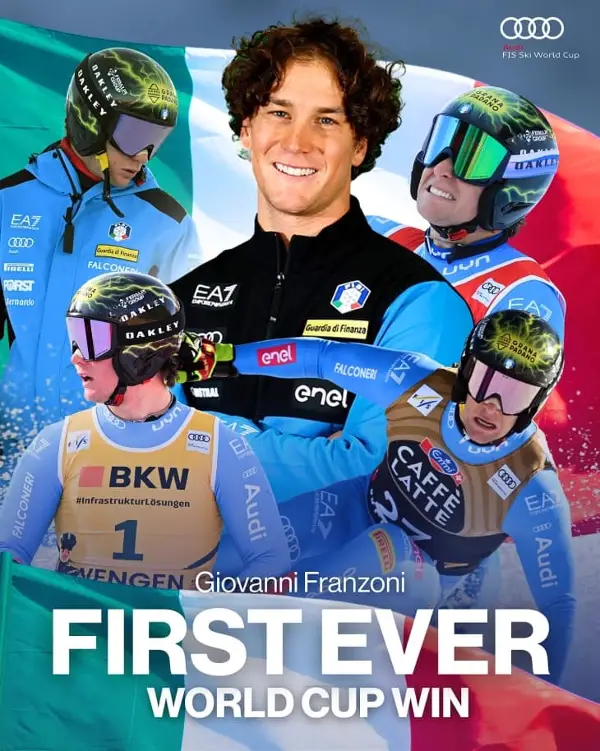 Прва победа во кариерата на италијанскиот скијач Францони