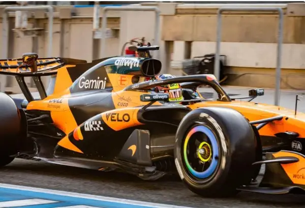 Норис најбрз во утринската сесија од вториот ден на третиот тест во Формула 1