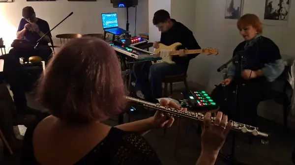 Концерт на Amplidyne Effect Trio и Добрила Грашеска во Социјален центар Дуња