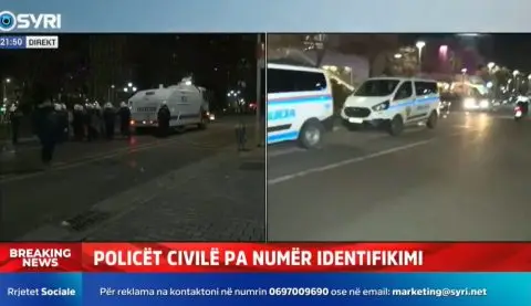 Тензии на протестот на опозицијата во Тирана, Бериша му порача на Рама дека деновите му се избројани