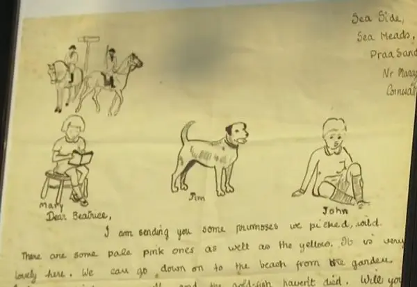 Писмо што го напишала кралицата Елизабета кога била дете е понудено на аукција