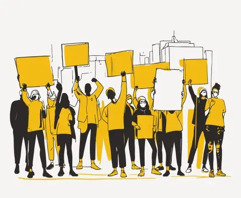 Стотици луѓе на марш во Лион во знак на протест против убиството на десничар