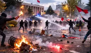 По протестот на опозицијата во Тирана, 17 лица се уапсени, а 35 под истрага