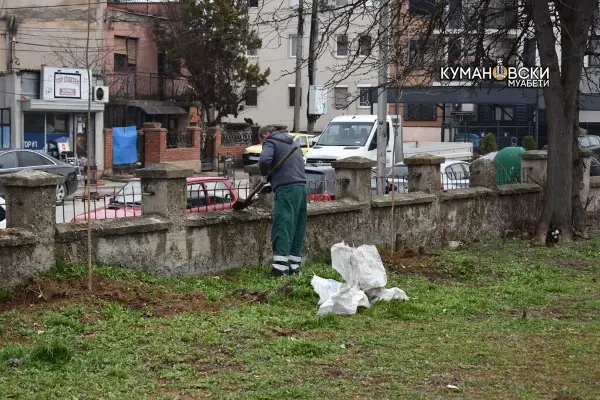 Засадени садници кај новиот паркинг во кумановската болница (ВИДЕО)