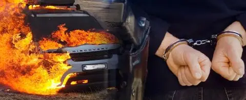 Уапсени четири лица осомничени за подметнување пожар во возило