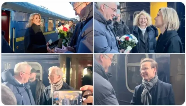 Нордиски и балтички лидери во Киев по повод годишнината од руската инвазија