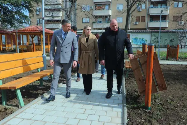 Нови зелени површини во Куманово преку прекуграничен проект со Бугарија (ФОТО)