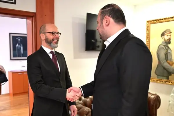 Градоначалникот Ѓорѓиевски на средби со амбасадорите на Германија, на Италија и на Словенија