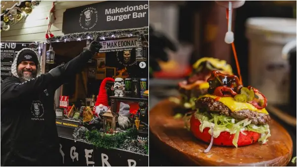 Македонец со години е гастрономски хит во Белград: Прави „бабачко“ бургер со балкански шмек