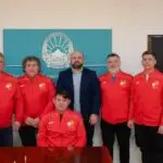 Прием на параолимпиецот Зоран Јовановски во Министерството за спорт