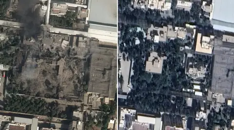 (ФОТО) Палатата на Хамнеи е целосно уништена во нападите