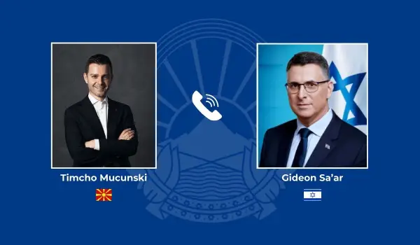 Телефонски разговор на Муцунски со министерот за надворешни работи на Израел